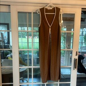 Free People Brown Tan Dress